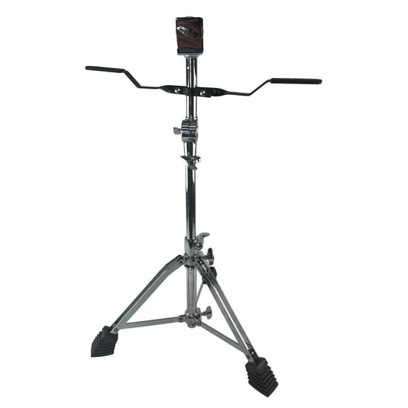 Zenison Bongo Drum Stand - Heavy Duty Chrome Double Braced Adjustable Percussion
