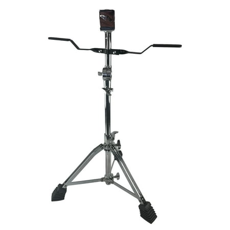 Zenison Bongo Drum Stand - Heavy Duty Chrome Double Braced Adjustable Percussion