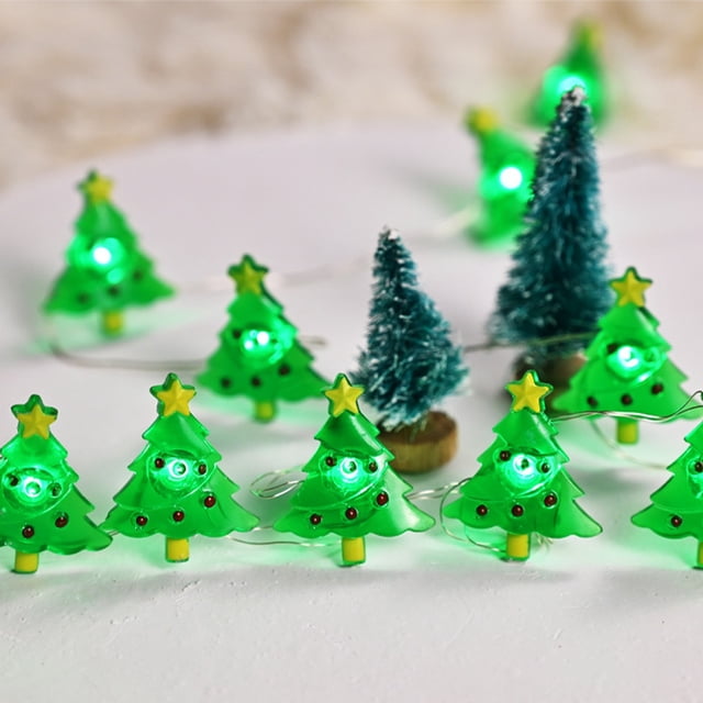 Fiudx Luces Led Navideñas, Luces Decorativas Blancas Cálidas, Luces Flexibles para Árbol, Porche o Cerca, a Pilas, Ideales para Navidad, Fiestas y Dormitorios, 2 M de Largo.