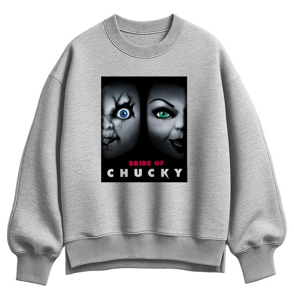 Chucky - We'll Be Watching & Waiting - Women's Oversized Fleece Crew Sweatshirt