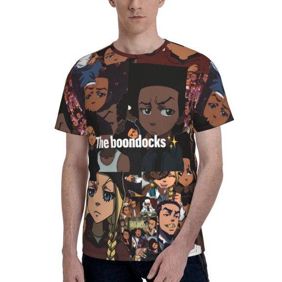 Men's T-Shirt Graphic Print Crew Neck Unisex Short Sleeve Hip Hop Adults Tees Top Streetwear