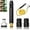 1 x Sprayer + 4 x Connectors, variant on High Pressure Water Nozzle Metal Car Wash Sprayer Garden Cleaning Tool with Multiple Modes 1-Pack