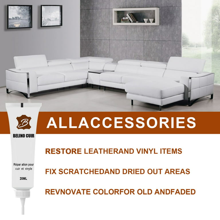 Leather and Vinyl Repair Kit - Furniture, Couch, Car Seats, Sofa