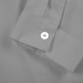 thumbnail image 5 of Conairie Womens Linen Shirts Short Sleeve Regular Fit Collar Button Shirts Solid Lightweight Soft Basic Blouses Vacation Clothes Grey XL, 5 of 9