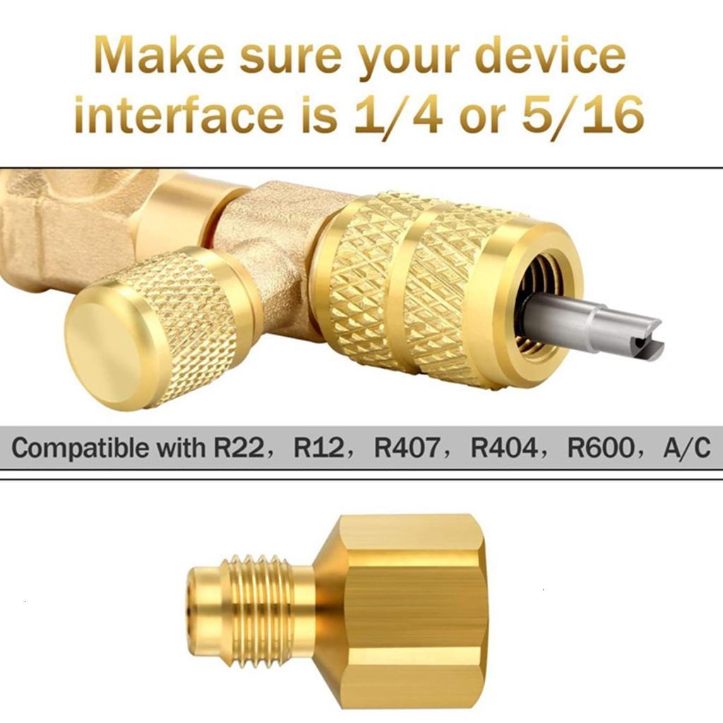 Strong HVAC Valves Core Remover Refrigerants Valves Core Tool set for R410A 32