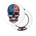Bar Stool Covers, American Flag Skull NonSlip Bar Stool Seat Covers 12