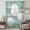 White, Teal, Cream, Grey, variant on Coastal Sand Dollar Sheer Curtains 45 Inches Long for Bedroom, Summer Beach Coral Teal Blue Wood Light Filtering Privacy Drapes, Breathable Semi Sheer Short Window Treatment for Kitchen Cafe Bathroom