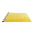 thumbnail image 2 of Ahgly Company Machine Washable Indoor Square Persian Yellow Traditional Area Rugs, 3' Square, 2 of 4