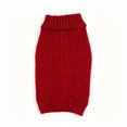 thumbnail image 5 of Zynoxe Small Dog Sweater Warm Comfy Knit Ribbed Winter Sweaters Solid Color Turtleneck Winter Clothes, 5 of 7