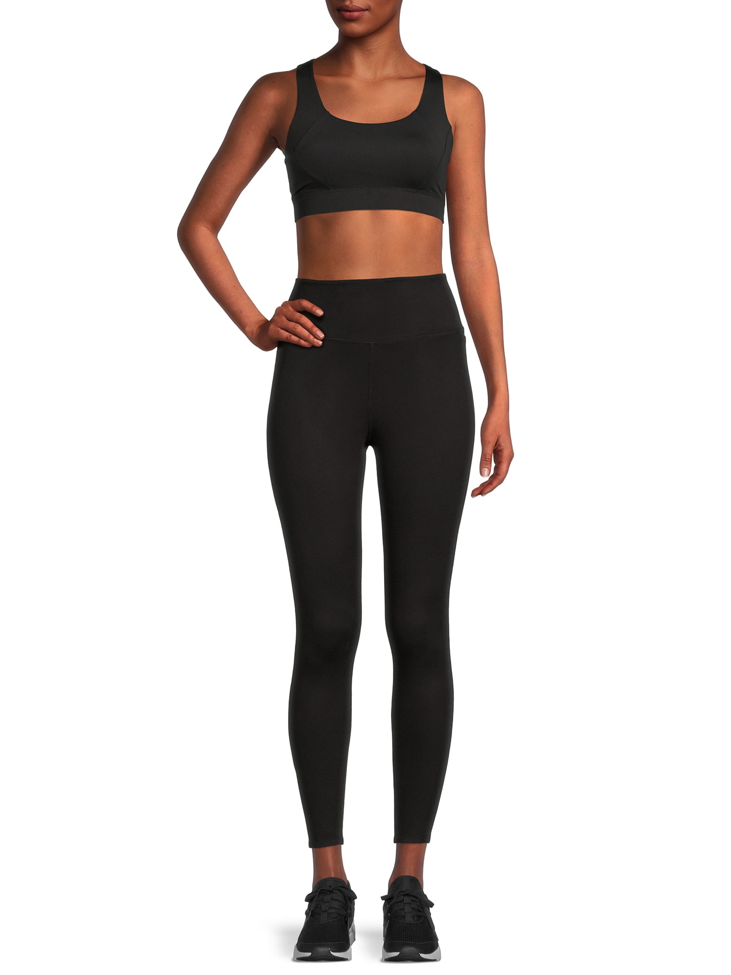 Avia Women's High Rise Active Leggings with Pockets 