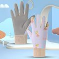 thumbnail image 4 of Ynynloco Kid Winter Cartoon Gloves with Grip - Boy Girl Wram Thermal Ski Touch Screen Outdoor Bike Mittens 3-12 Year, 4 of 5