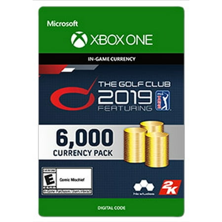 The Golf Club 2019 feat. PGA TOUR - 6,000 Currency, 2K Games, Xbox, [Digital (Best Xbox 360 Downloadable Games 2019)
