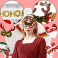 thumbnail image 5 of Yoyauz Christmas Glasses Frames Christmas Party Decorations Christmas Party Gifts Glasses Clothing Glasses Accessories Fun Glasses Suitable For Kids Adult Holiday Gift Supplies Photo Props, 5 of 6