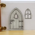 thumbnail image 3 of Puerta De Gnomo De Madera 3D Puerta De Hadas Puerta De Ratón Puerta De Duende De Madera Puerta De Decoración De Casa De Juegos Para Autoensamblaje Puerta De Duende Conjunto De Puerta De Gnomo Color Methold HA034451-00, 3 of 6