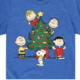 thumbnail image 3 of Peanuts - Snoopy and Friends Christmas Tree - Toddler And Youth Short Sleeve Graphic T-Shirts, 3 of 6