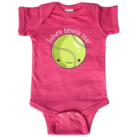 

Inktastic Future Tennis Star- Cute Tennis Ball Gift Baby Boy or Baby Girl Bodysuit