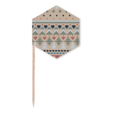 thumbnail image 1 of Blue Red Gray Rhombus Triangle Toothpick Flags Cupcake Picks Party Celebration, 1 of 3