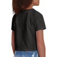 thumbnail image 5 of Uourmeti Girls Cat Shirt Size 7-8 Summer Short Crew Neck Pullover Top Mushroom Crop Tops Casual Loose Sports T Shirt Kids Short Sleeve, 5 of 6