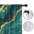 thumbnail image 4 of Blackout Kids Curtains,Teal Gold Marble Childrens Insulated Curtains Set Of 2,Bedroom Essentials,Toddler Room Decor 42x54in(106x137cm), 4 of 4
