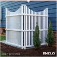 thumbnail image 3 of Enclo Huntersville Outdoor No Dig Privacy Screen Enclosure for Garbage Bins and Air Conditioners (45in H x 36in W - each panel), 3 of 11