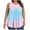 Z2-Pink-plus size tanks, variant on Women's Plus Size Tank Tops Sleeveless Floral Tanks Crwe Neck Boho Pleated Tunics Lightweight Summer Tanks Gifts