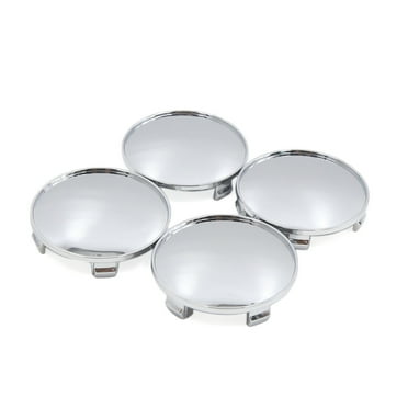 Unique Bargains 4Pcs 68mm Dia 5 Lugs Car Vehicle Tire Wheel Center Hub Caps Cover Silver Tone