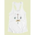 thumbnail image 3 of Insect Varieties I Racerback Tank Women -Annie Warren Designs, Female Medium, 3 of 4