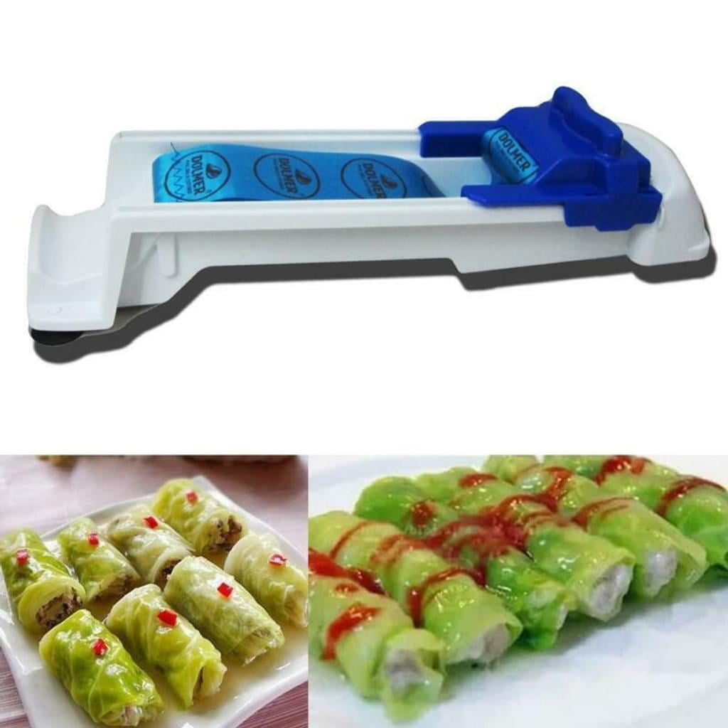 Sushi Maker Roller Stuffed Grape Cabbage Leaves Kitchen Roller Machine Magic Vegetable Meat Rolling Tool 