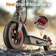 TST Electric Scooter, 800W Motor, Shock Absorption, 10 Solid Tire E Scooter with Stamping Design, 20mph Folding Electric Scooter and APP Control