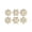 A, variant on 24pcs Christmas Ornaments, Unfinished Wooden Snowflake Cutouts, DIY Paintable Craft Kit for Tree and Window Display