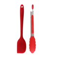 thumbnail image 3 of ensemble De Trois Pices Ensemble De Pinces Alimentaires En Gel De Silice Rouge Ensemble De Brosse Huile En Gel De Silice Grattoir Gril Pince Ste, 3 of 5