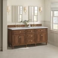 thumbnail image 2 of James Martin Vanities 424-V72-Fejp Lorelai 72" Free Standing Double Basin Hardwood Vanity, 2 of 7