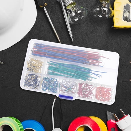 CTIRCHIU 560Pcs Solderless Breadboard Jumper Wires Set Precut and Bent Ends for Pcb Board Use