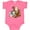 Hot Pink, variant on Happy Farm Animals Boys or Girls Baby Bodysuit