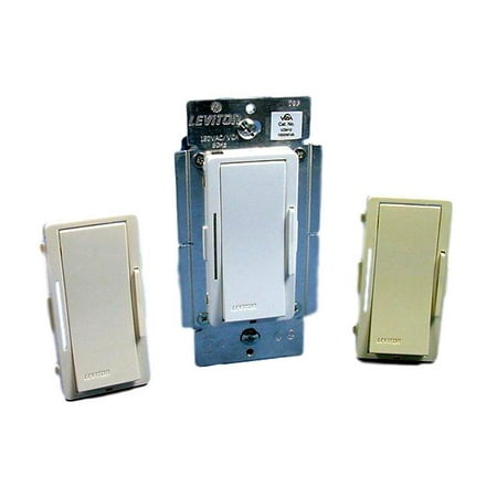 - Leviton White Ivory Light Almond Vizia 1000W/VA SP/3-Way Dimmer Switch VZM10-1LZ