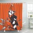 thumbnail image 1 of SUTTOM None Firefighting Pete Color Shower Curtain 66x72 inch, 1 of 1