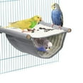 thumbnail image 1 of Hamaca para pájaros, litera, nido de pájaros, cueva, lugar para dormir, accesorios para jaulas de pájaros, juguetes para periquitos, pinzones, hámsteres, jerbos, 1 of 5