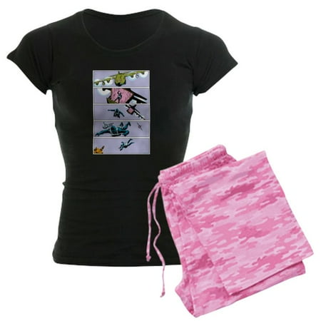 

CafePress - G.I. Joe Snake Eyes Parachutin - Women s Dark Pajamas