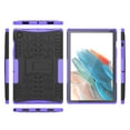 thumbnail image 6 of Case for Samsung Galaxy Tab A8 10.5 Inch 2022 (SM-X200/X205/X207), Hybrid Shockproof Rugged Drop Proof Protection Kids Case with Kickstand for Samsung Galaxy Tab A8 10.5 Inch 2022, Purple, 6 of 7