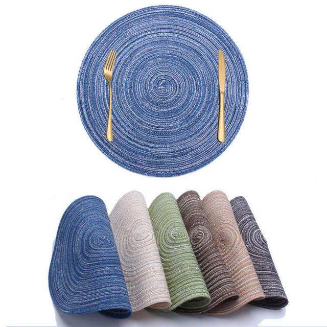 Mantel individual de algodón tejido para taza, plato, sartén, alta calidad, antideslizante, lavable, resistente al calor oso de fresa Juguete