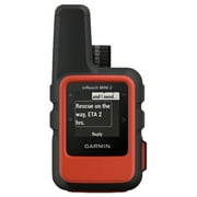 Garmin inReach Mini 2 Satellite Communicator (Flame Red) with Charging Bank