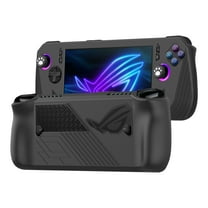 Protective Case Cover Compatible for ROG ALLY X, Soft Silicone Gaming Console Shell Dust-proof Protection Cover Sleeve Handheld Game Console Non-slip Storage Case (Case Only)