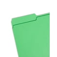 thumbnail image 2 of Carpeta de archivos SMEAD con lengüeta cortada de 1/3, tamaño legal, verde x100, 2 of 7