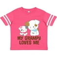 thumbnail image 3 of Inktastic My Grampy Loves Me Girls Girls Toddler T-Shirt, 3 of 5