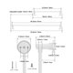 thumbnail image 2 of Toallero iMomwee ajustable individual de acero inoxidable de 40 a 70 cm, 2 of 9