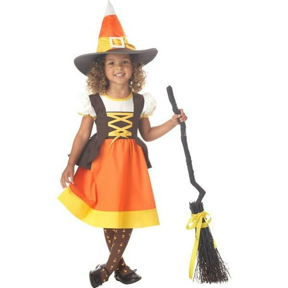 Toddler Candy Corn Witch Costume