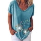 thumbnail image 1 of Elegante mujer con cuello en V estampado camiseta blusa Tops sudadera OAVQHLG3B Store  lin121212, 1 of 4