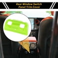 thumbnail image 2 of Ofertas Únicas 1 Pc Cubierta del Panel del Interruptor de la Ventana Trasera para Jeep Wrangler JL JLU 18-24 Cubierta Decorativa del Panel de Control del Interruptor de la Ventana Trasera ABS Verde, 2 of 6