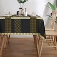 thumbnail image 3 of YFYANG Rectangular Polyester Table Cloth Retro Stripes Table Cover for Indoor Outdoor Kitchen Restaurant Table Decoration Tablecloths，54" X 72", 3 of 9