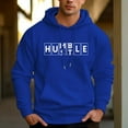 thumbnail image 6 of Men's 330g 100% Cotton  Casual Pullover Drawstring Hoodie With Pocket-odometer pattern, 6 of 15